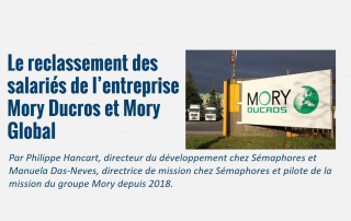 Le reclassement des salariés de l’entreprise Mory Ducros et Mory Global