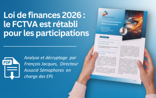 Décryptage - FCTVA et participations : Retour vers le passé